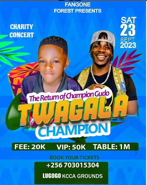  Twagala Champion Ogudo Concert Dates and Location are Announced by Alien Skin